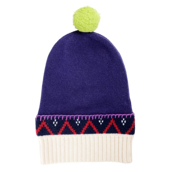 Burberry Unisex Cashmere Wool Pompon Beanie Hat - Picture 1 of 3